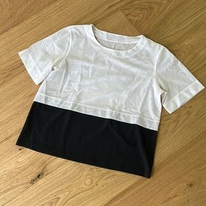 Lululemon mesh T-shirt - black and white